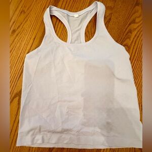 Lululemon Racerback Tank Top Light Lavender Size 8 Athletic Yoga Running